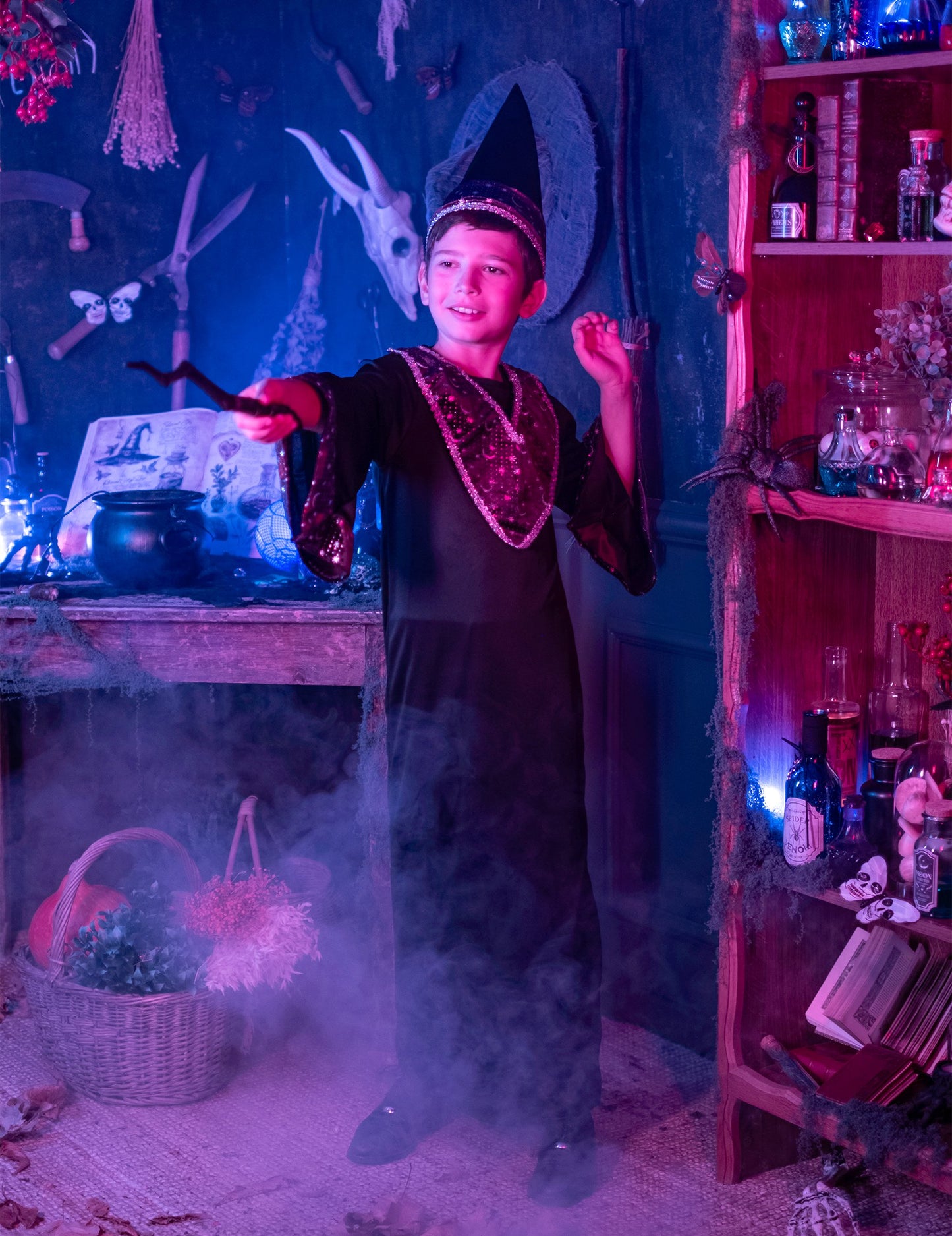 Costum de sorcian ucenic pentru copii