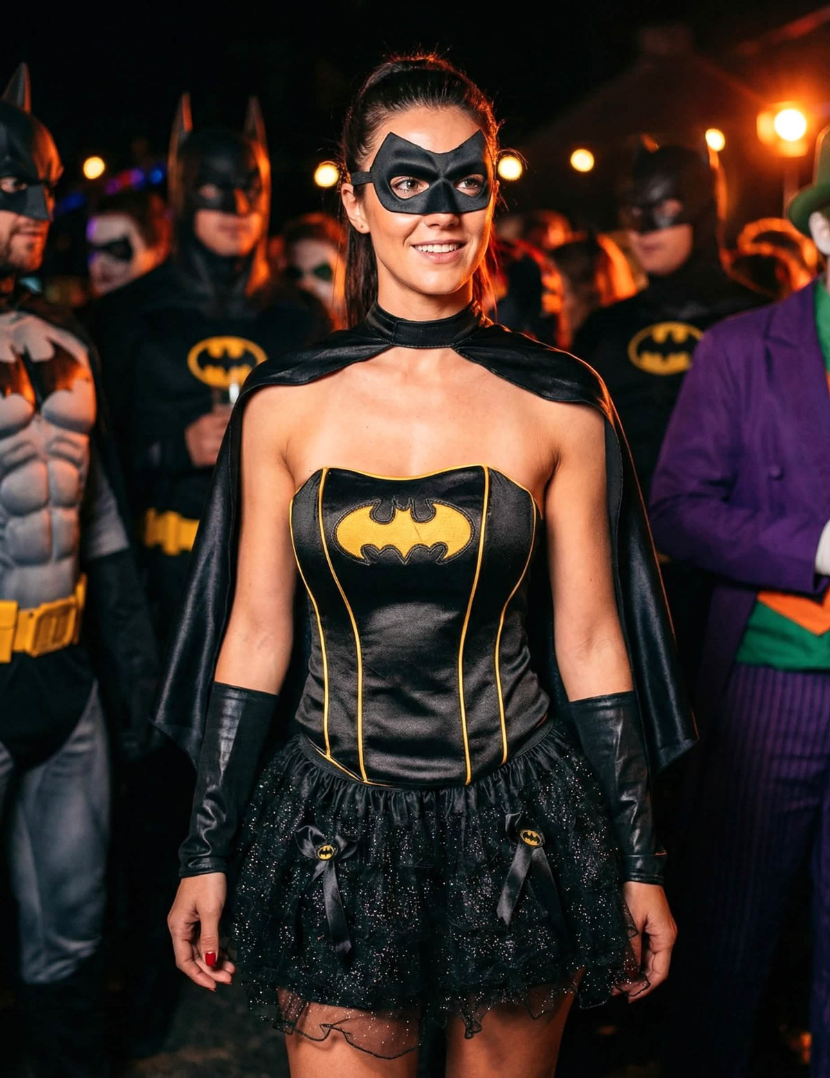 Context cu Batman al costumului sexy Batgirl™ pentru femeie