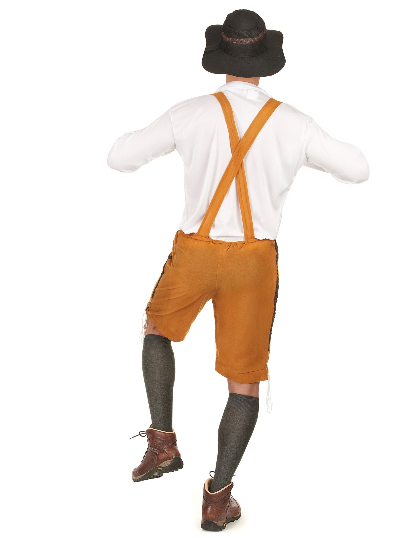 Vue de dos du déguisement bavarois