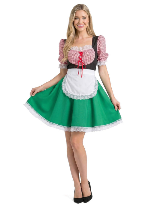 Costum bavarez colorat pentru femei