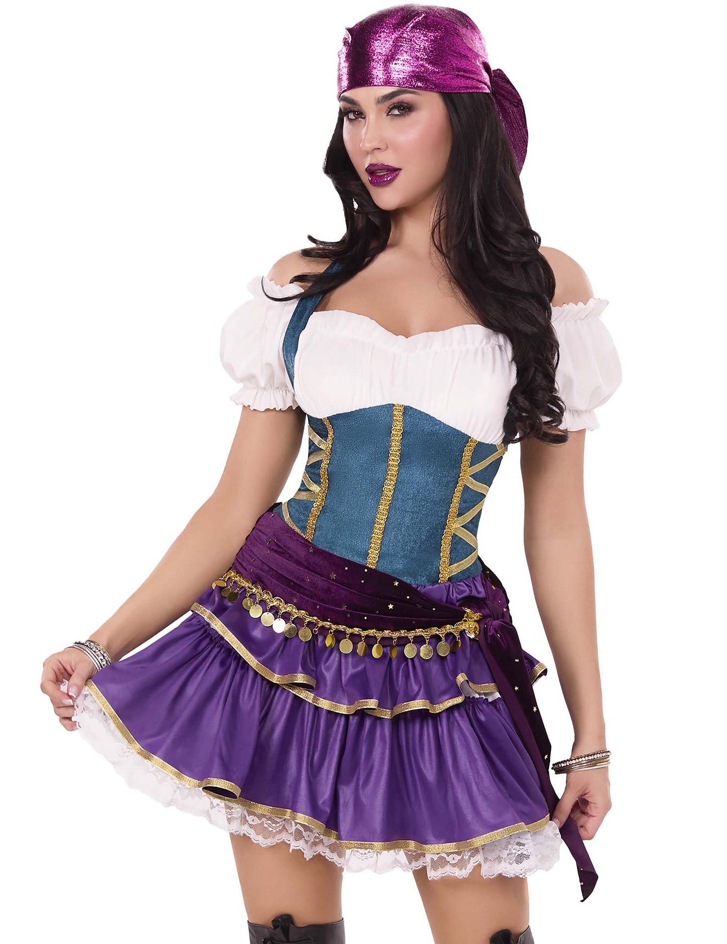 Costum boem de lux sexy pentru femei