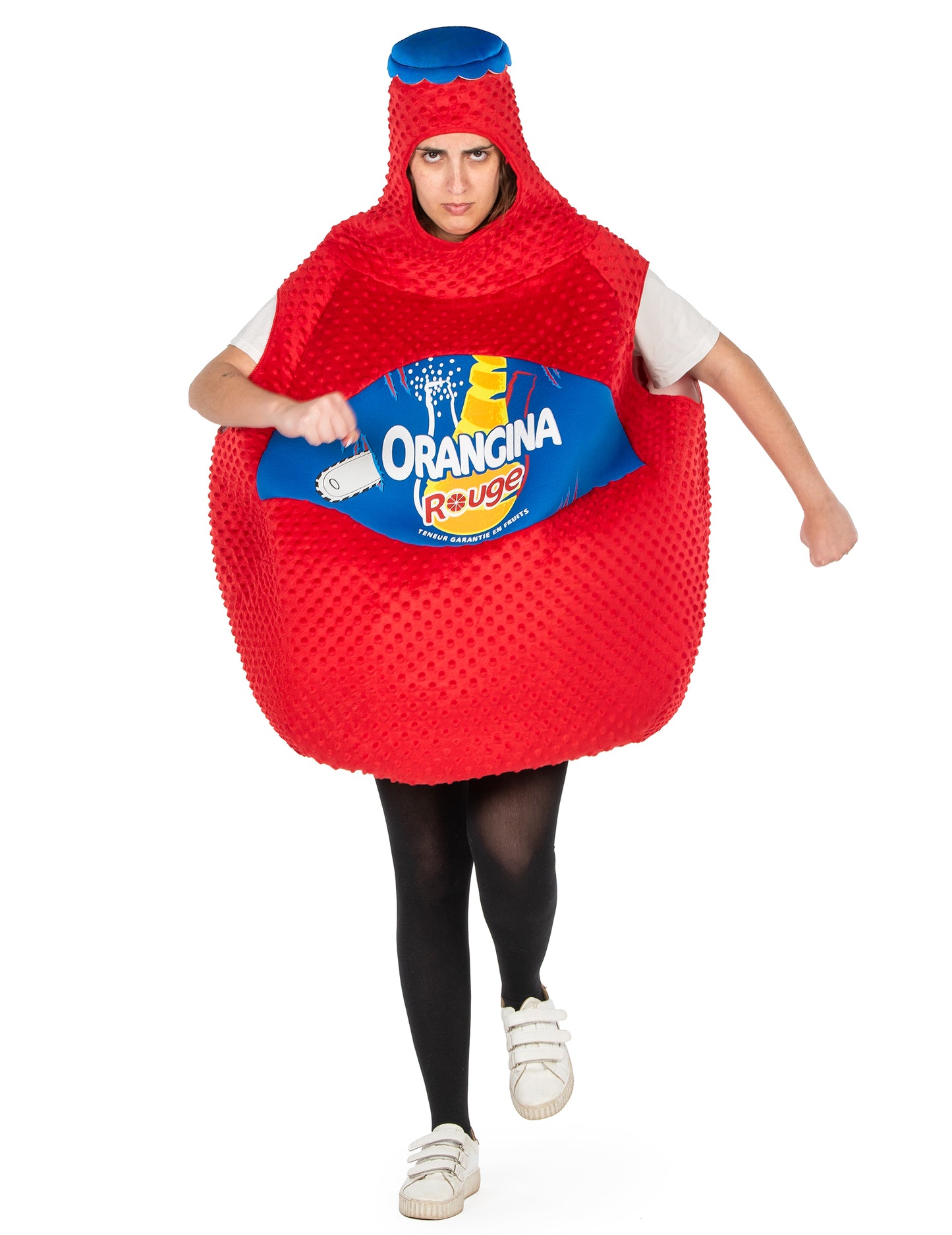 Costum de sticlă roșie Orangina