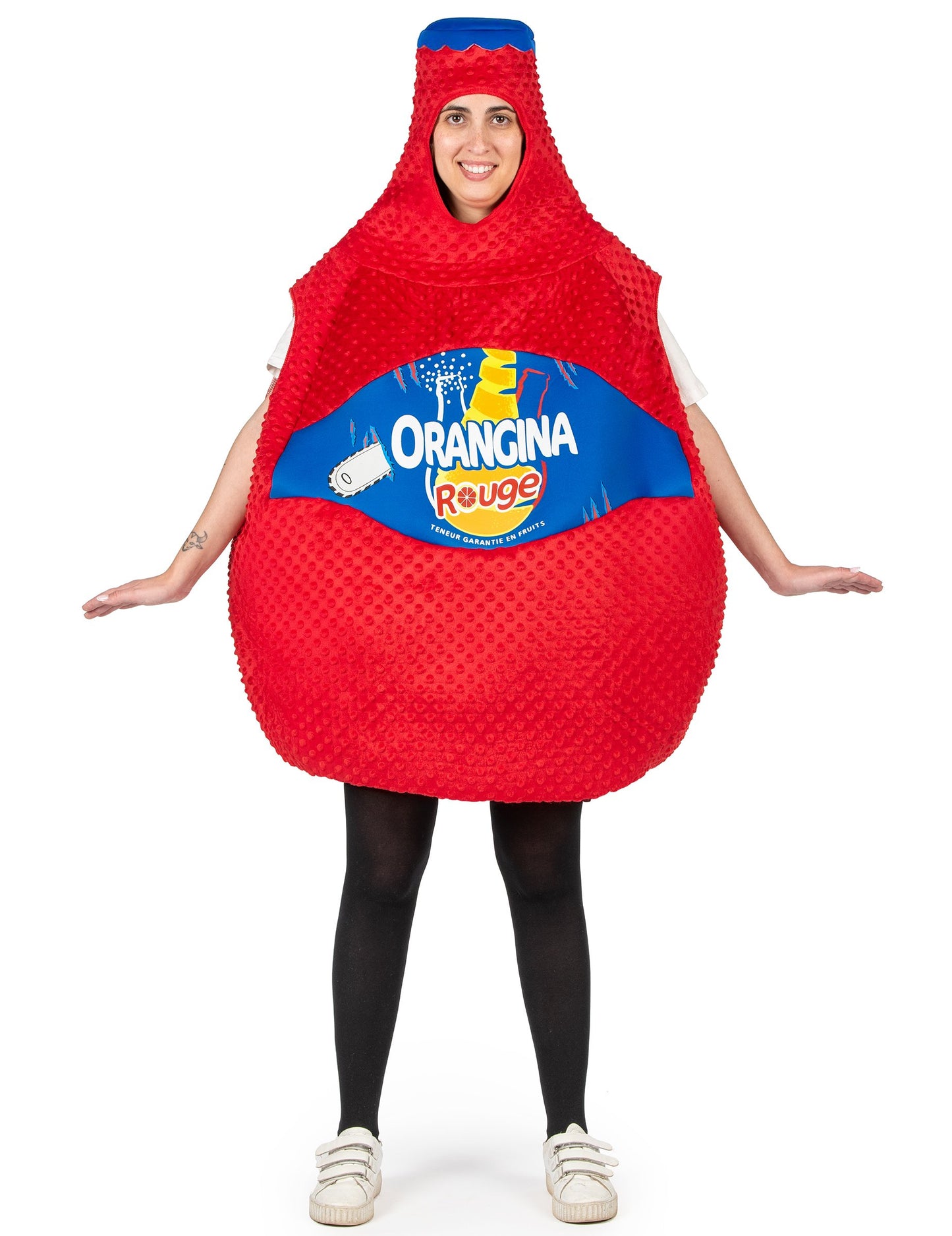 Costum de sticlă roșie Orangina