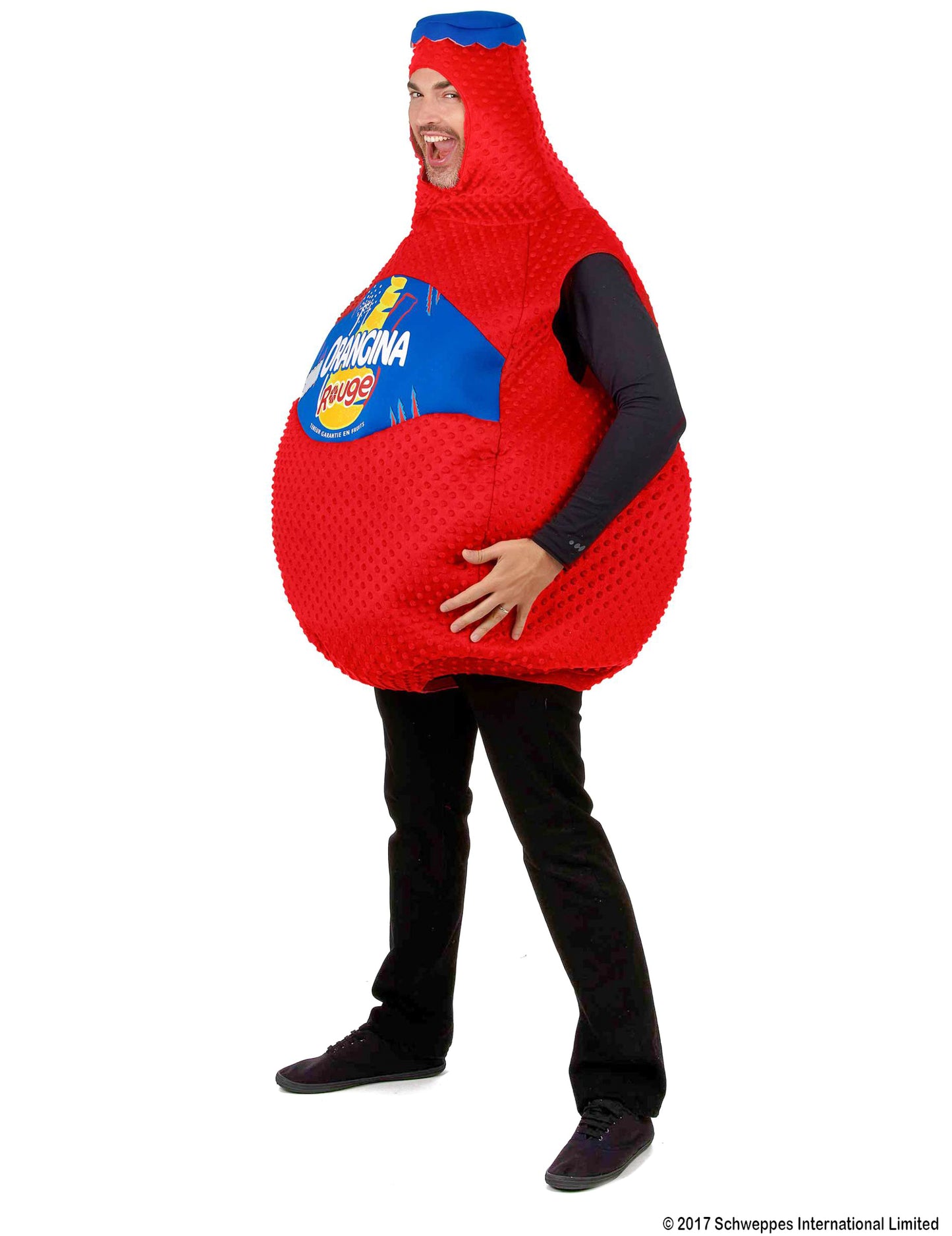 Costum de sticlă roșie Orangina