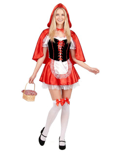 Costume de Crăciunița roșie pentru adulți