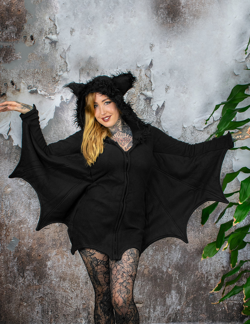 Costum mare de liliac de dimensiuni mari de Halloween