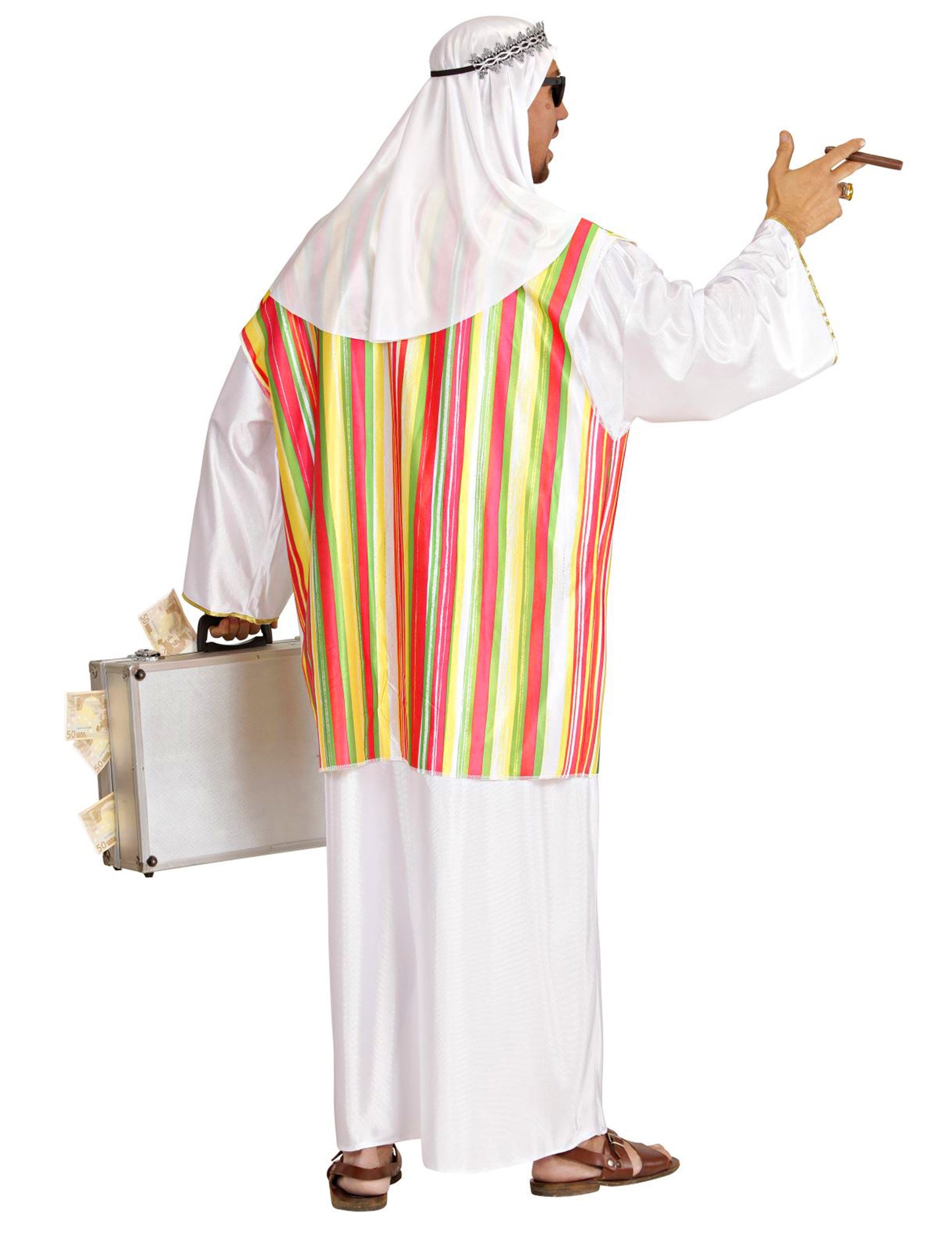 Deghizare arabă arabă colorată