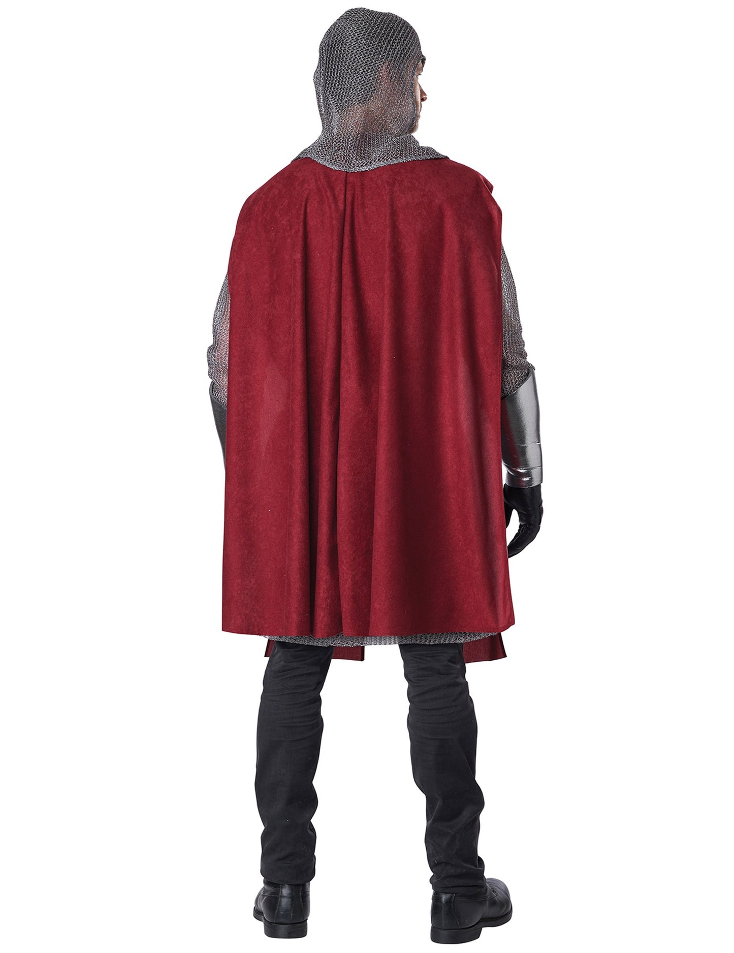 Costum de cavaler roșu de lux pentru adulți