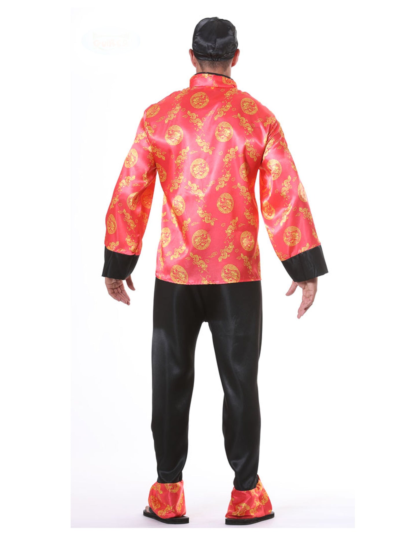 Vue de dos du déguisement chinois