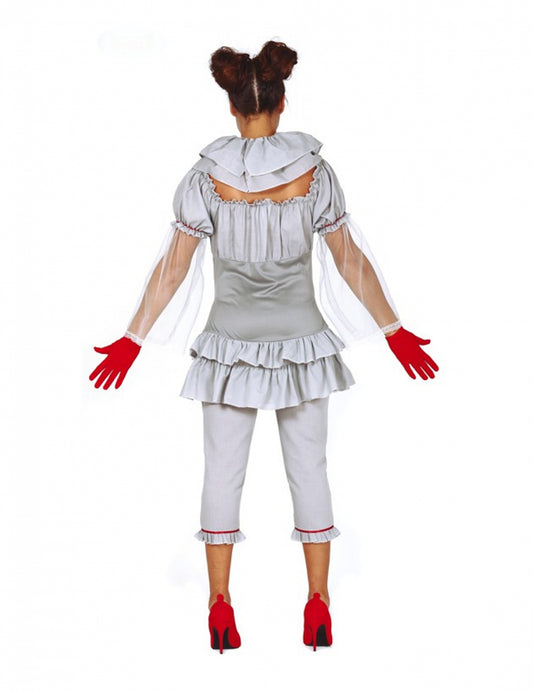 Vue de dos du déguisement de clown psychopathe