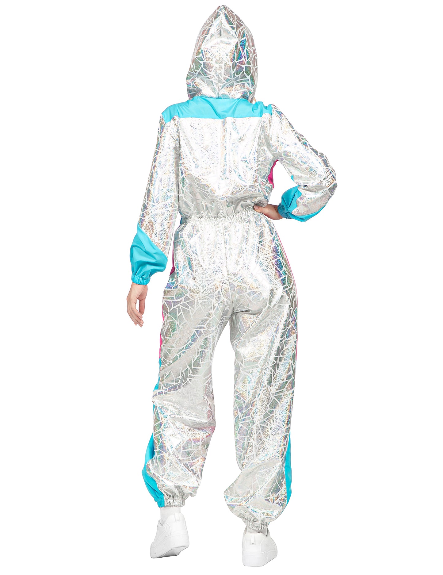 Costum combinezon de schi holografic lux pentru femei