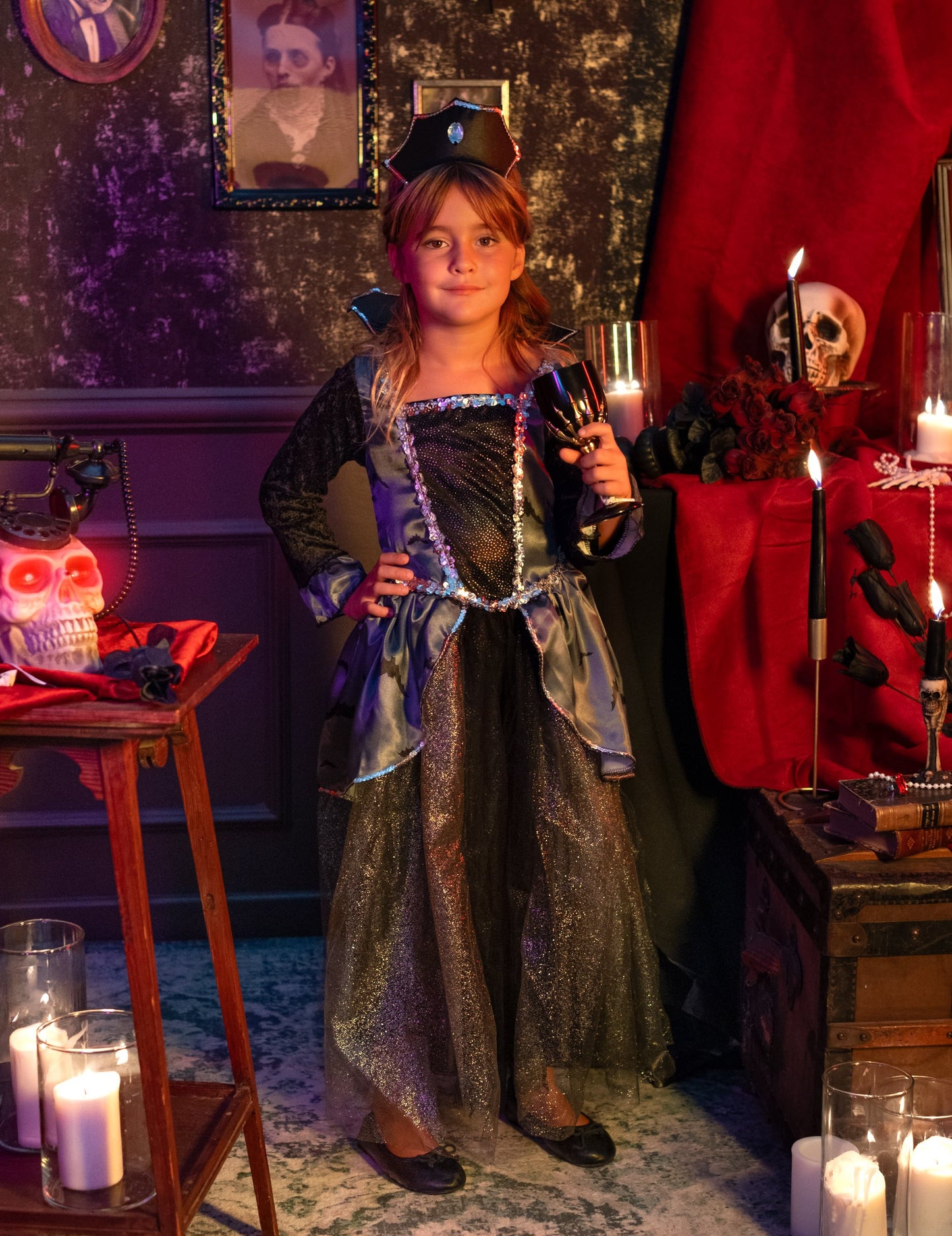 Costum Comtesse des Chauve-Souris Fille