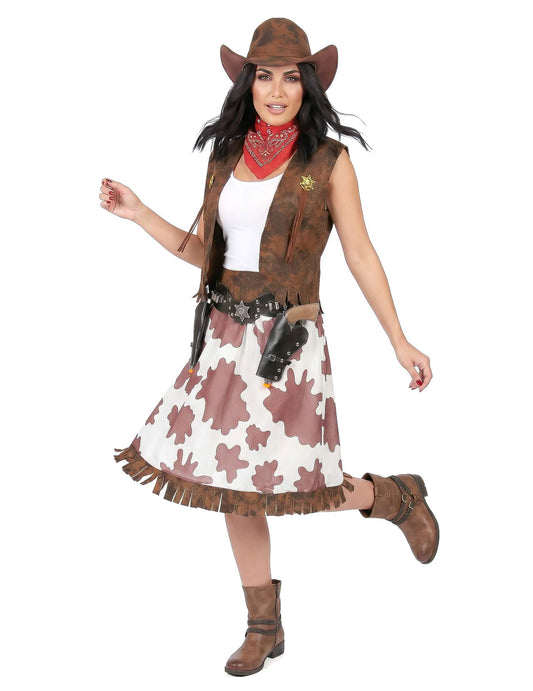 Costum clasic de cowgirl pentru femei