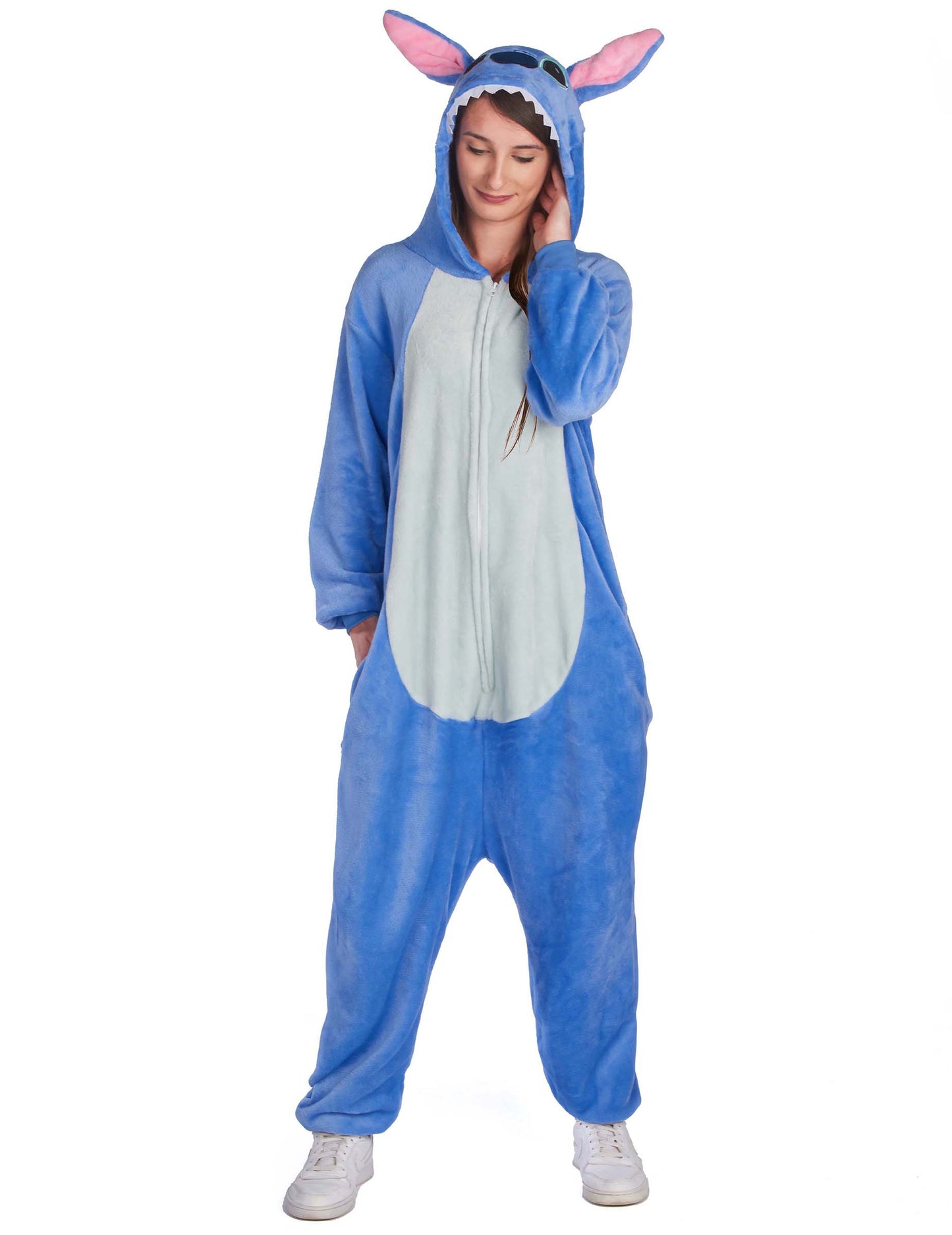 Costum de creatură extraterestră albastru pentru femei