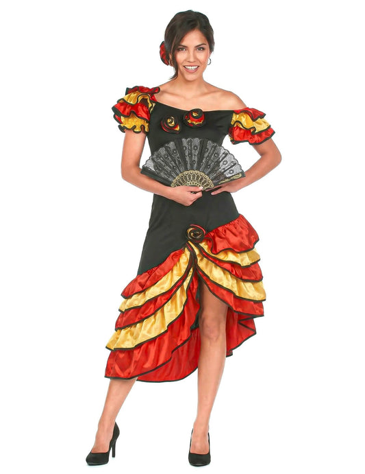 Costum de dansatoare de femeie flamenco