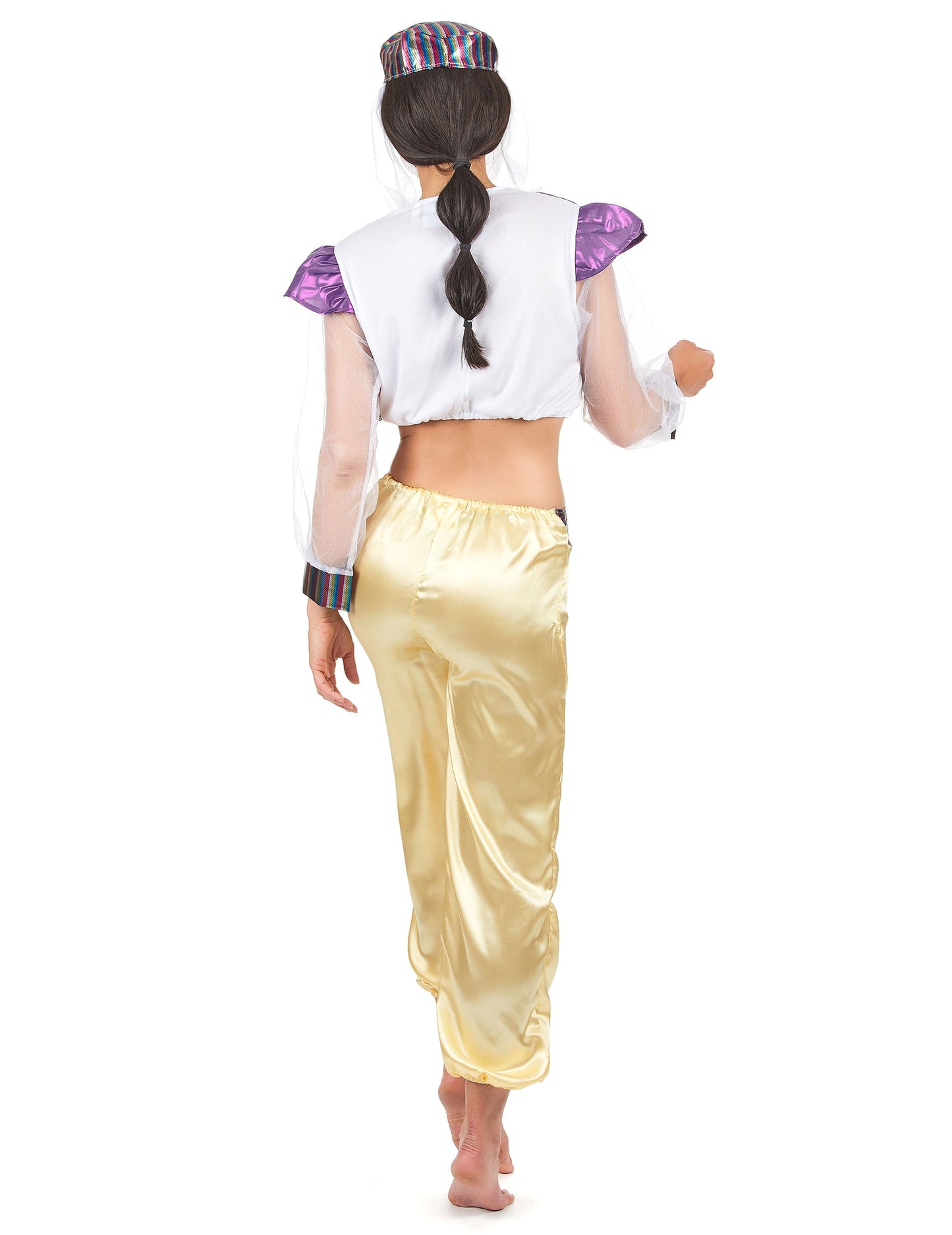 Vue de dos du déguisement de danseuse orientale