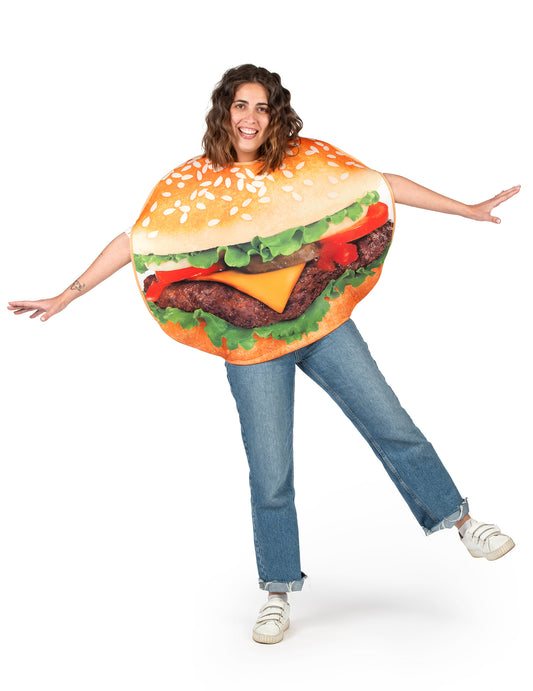 Costum pentru burger pentru adulți
