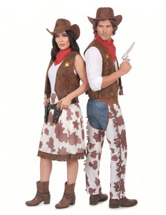 Déguisements couples Cowboy et cowgirl
