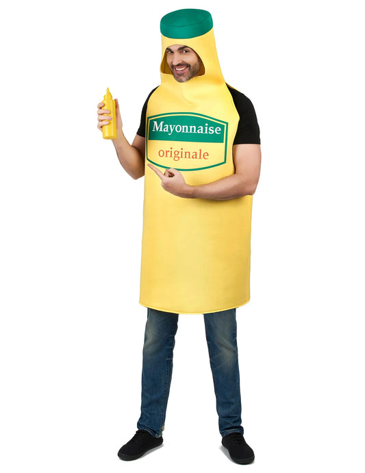 Déguisement de couple mayonnaise et ketchup adulte
