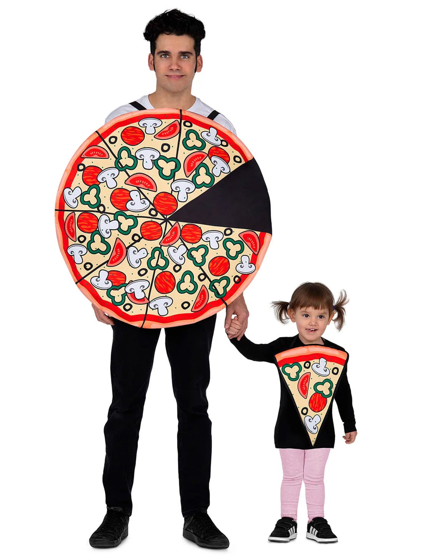 Déguisement de Pizza parent-enfant