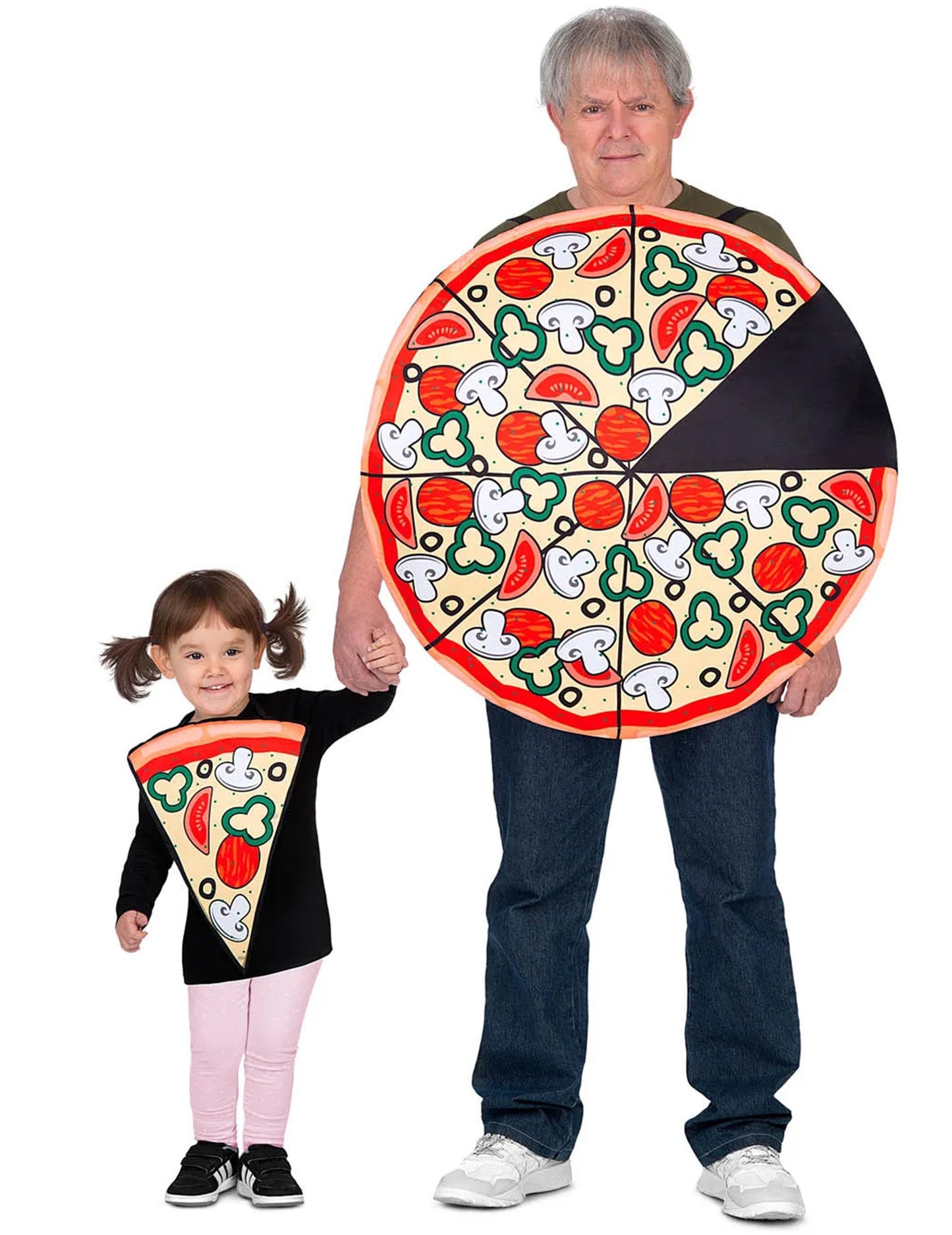 Déguisement de Pizza parent-enfant