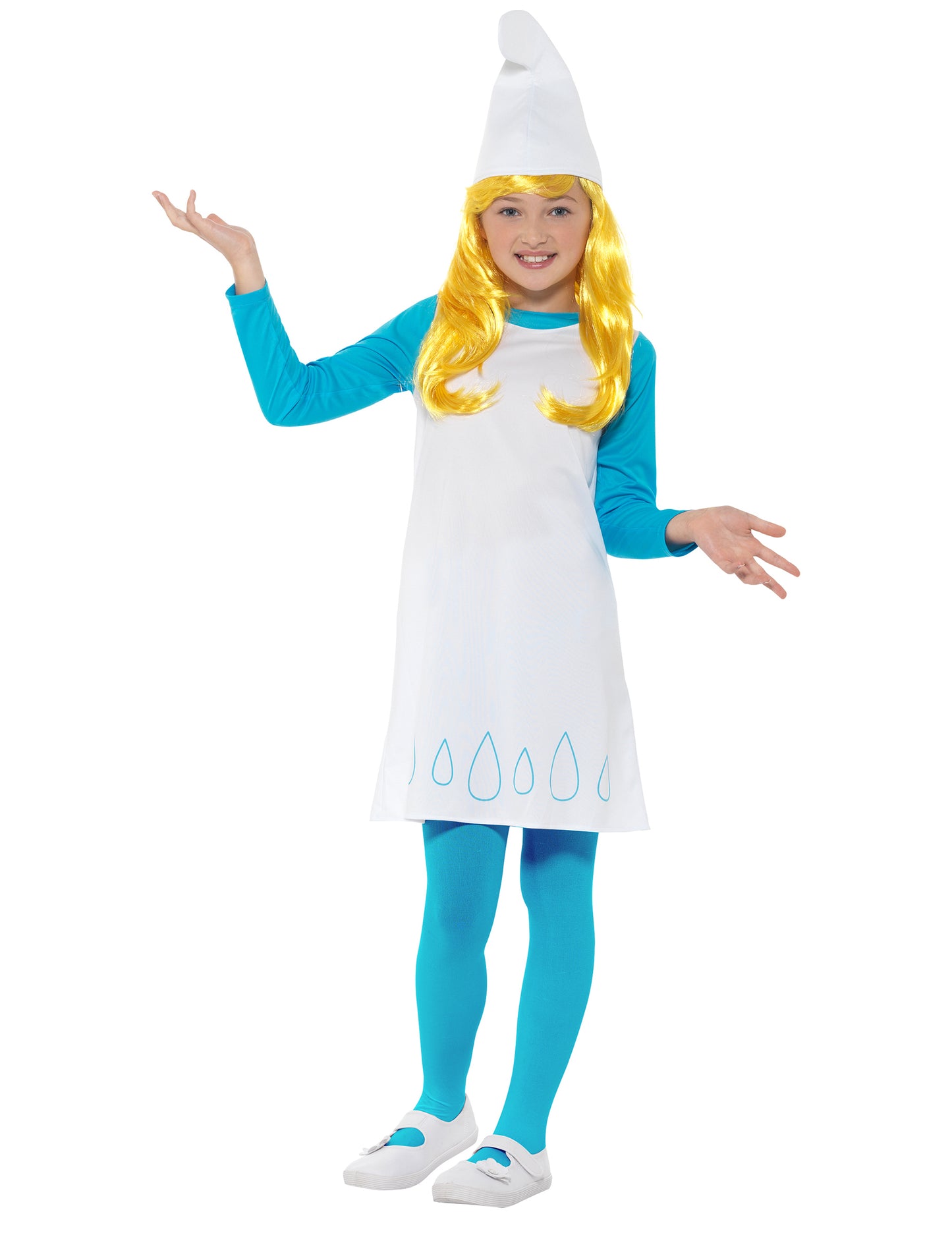 Costum ștrumfetă pentru fete