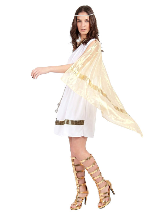 Costum de zeițe romane cu femeie Cape