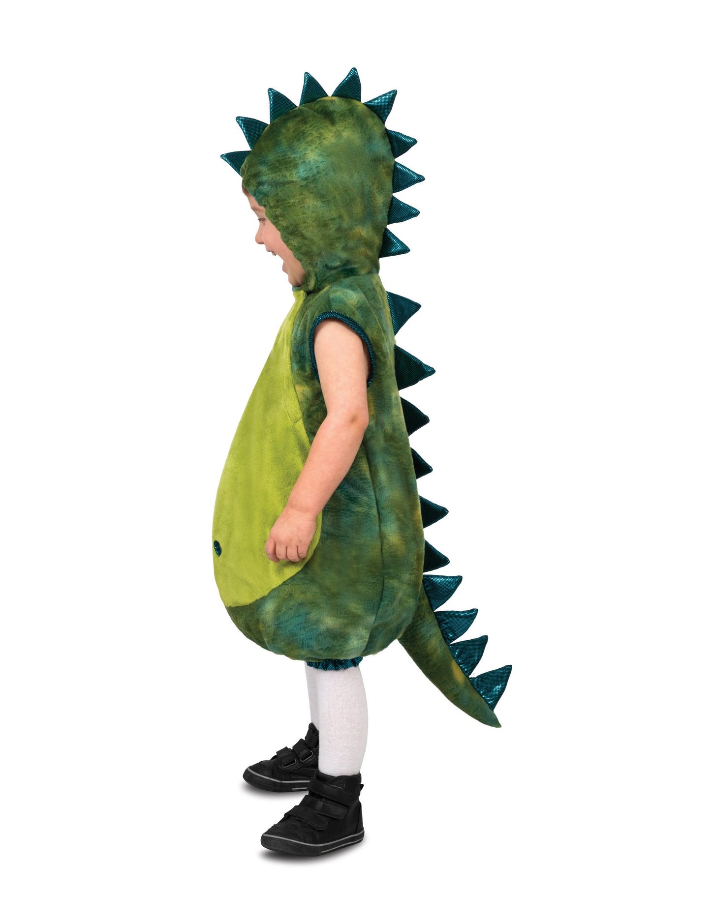 Deghizare dinozaur verde pentru bebeluși