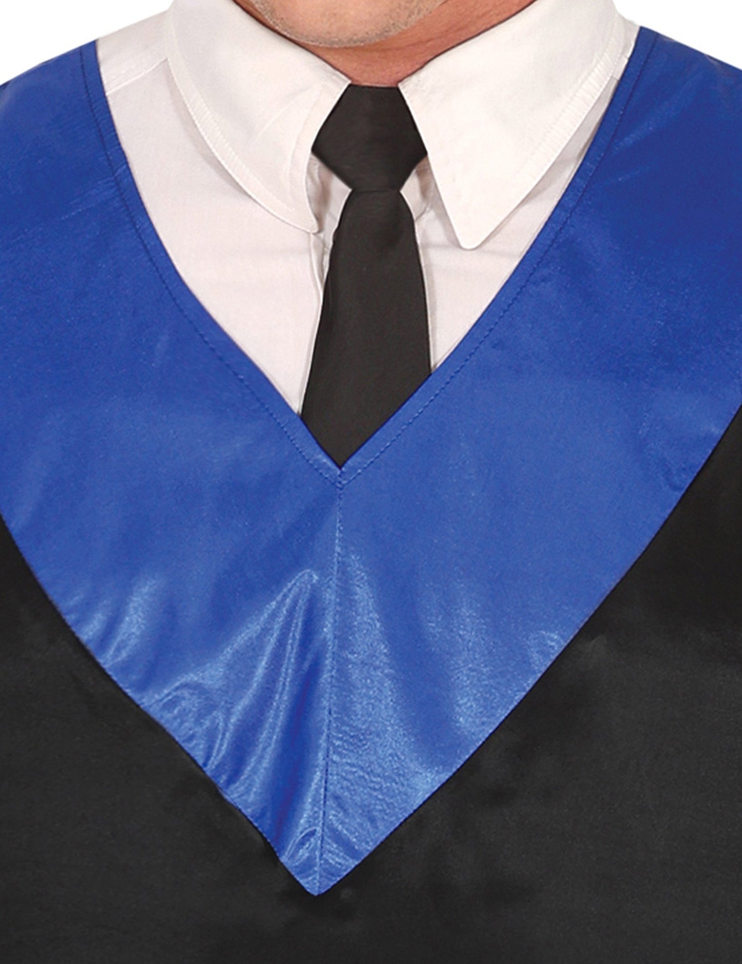 Costum absolvent pentru adulți albastru și negru
