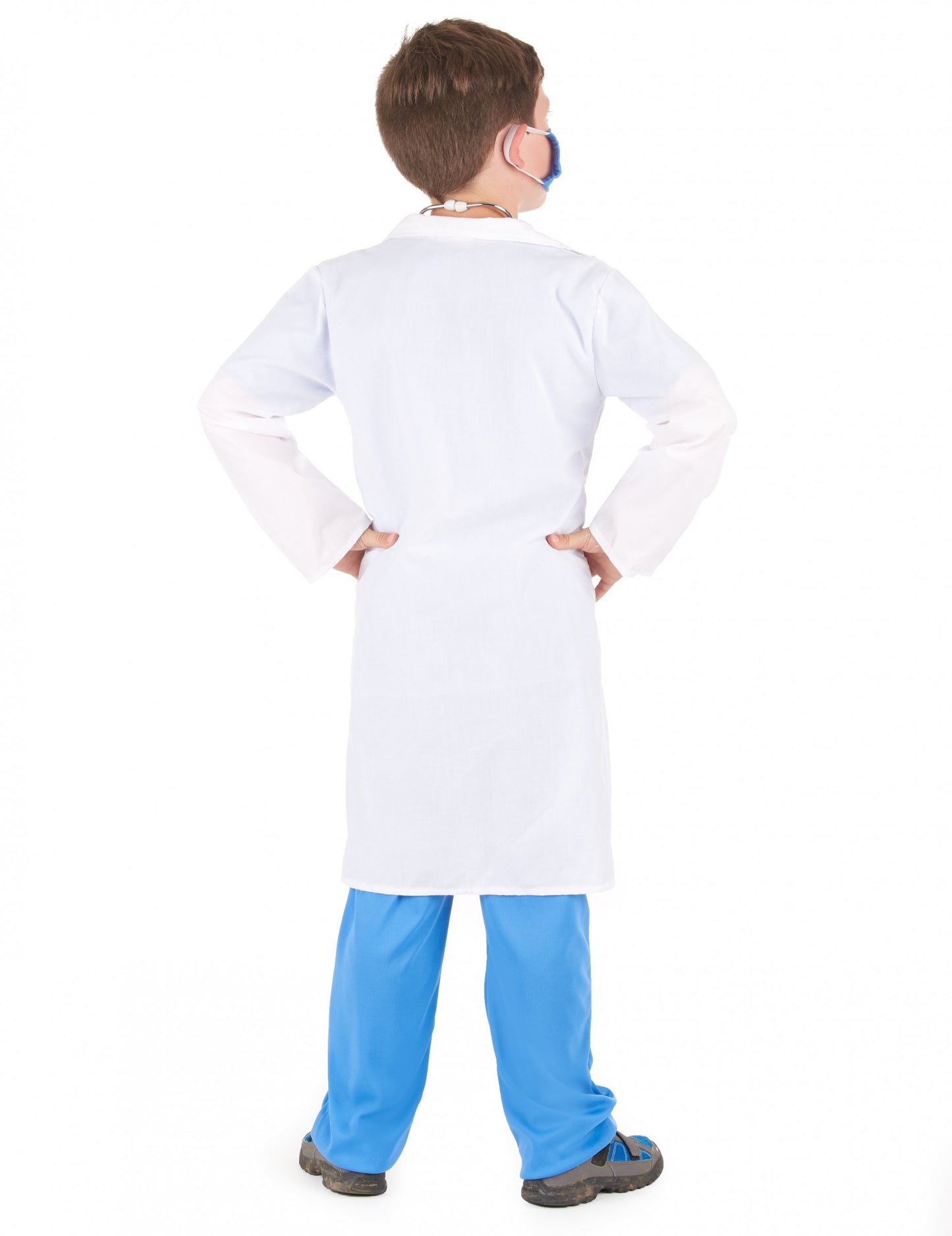 Vedere din spate a costumului de doctor pentru băiat