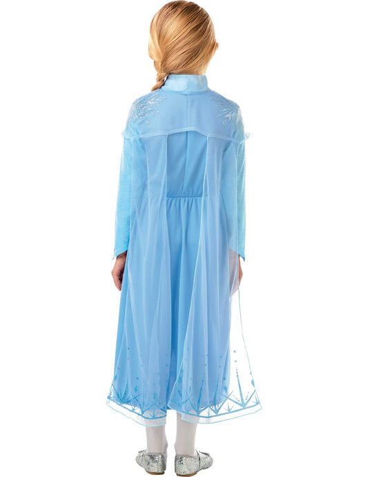 Vedere din spate a costumului Elsa din Frozen 2