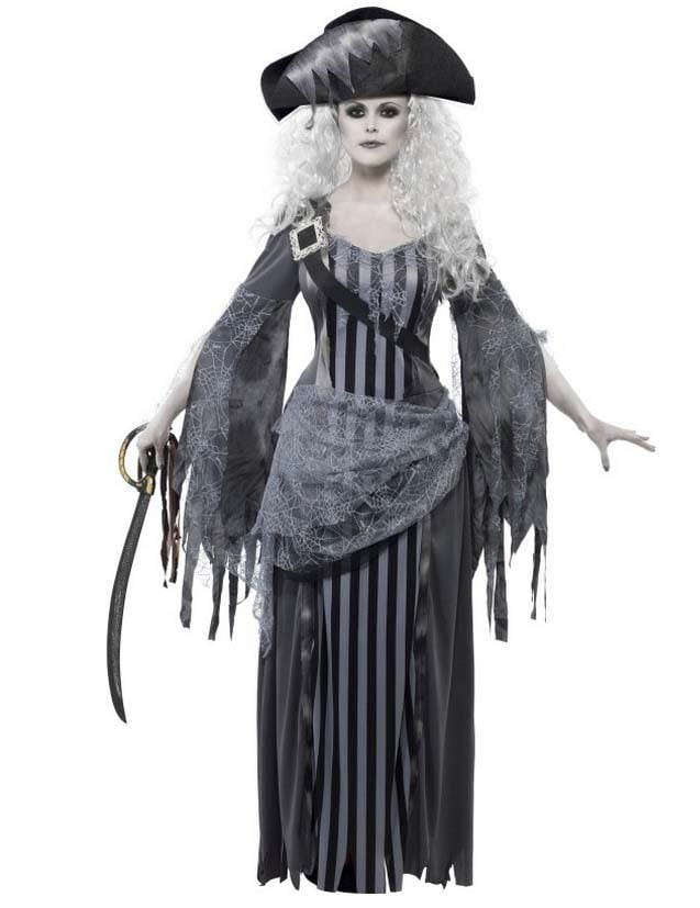 Halloween Grey Pirat Ghost Dinte