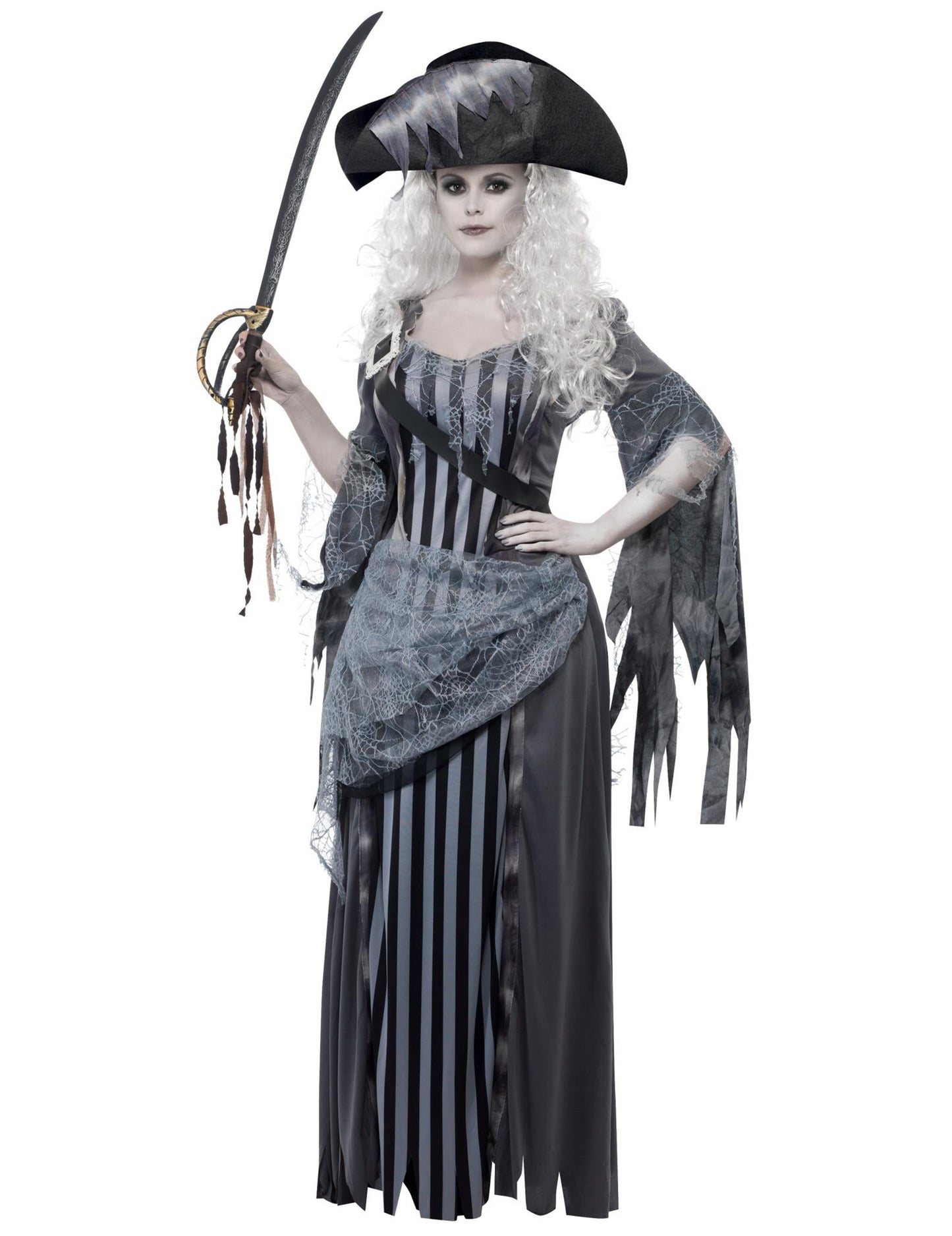 Halloween Grey Pirat Ghost Dinte