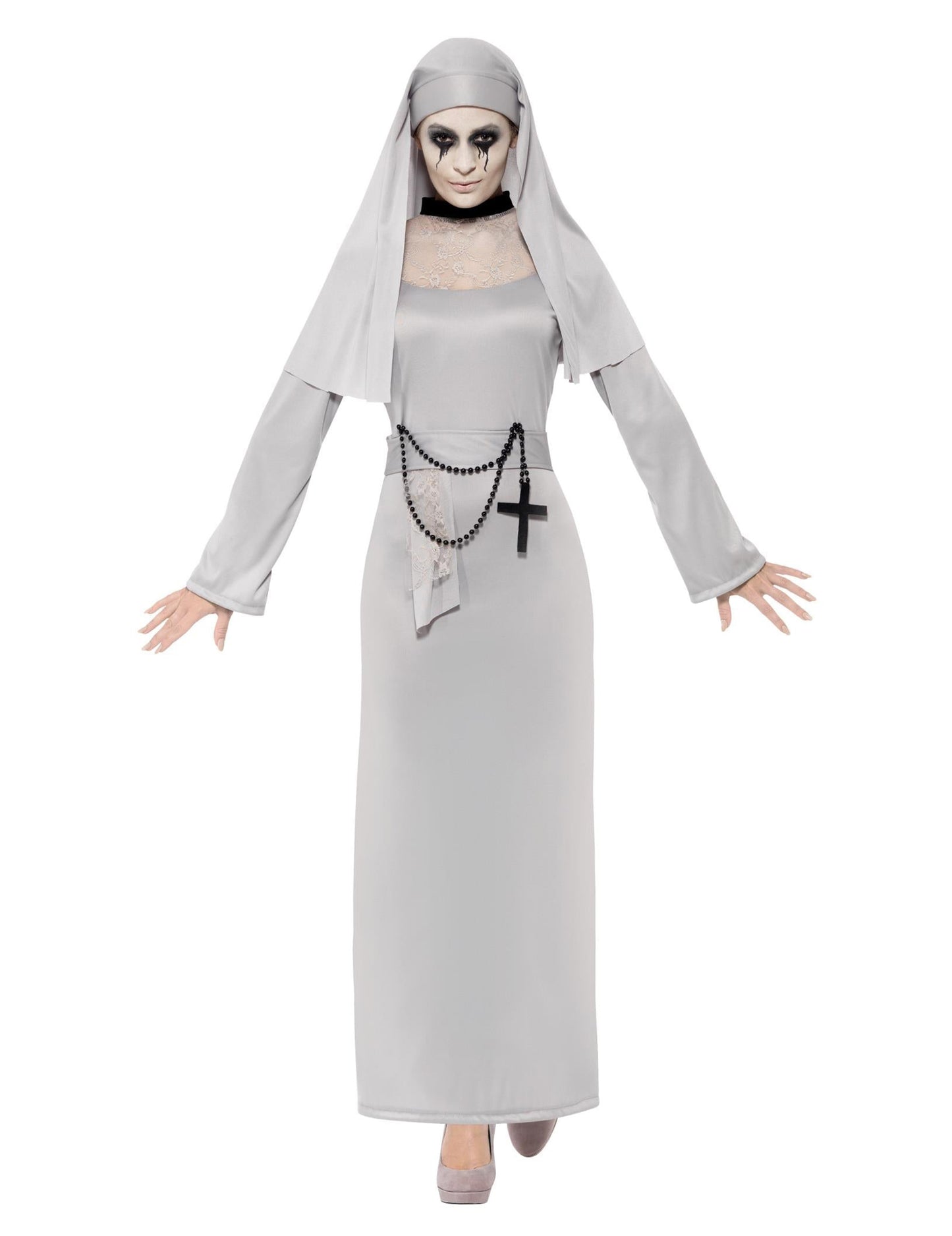 Deghizarea fantomelor religioase pentru femei de Halloween