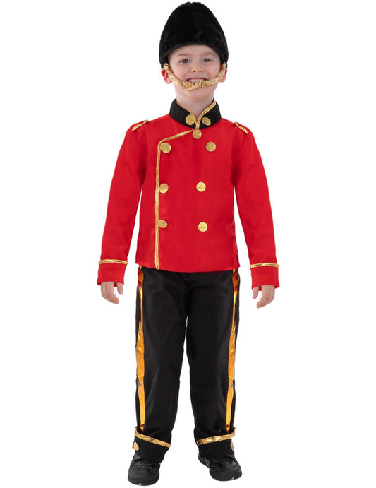 Vue de face du déguisement de garde anglais