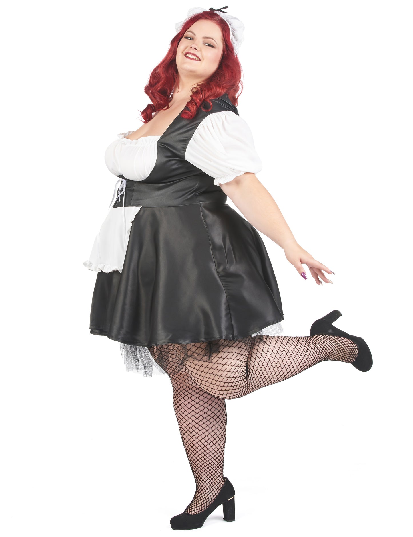 Costum mare de mărime a femeii soubretei