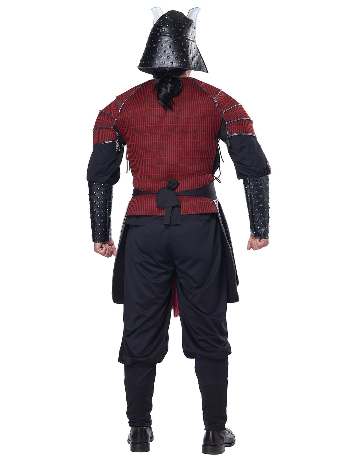 Vedere din spate a costumului de războinic samurai