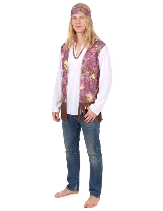 Hippie deghizează cu marginea bărbaților