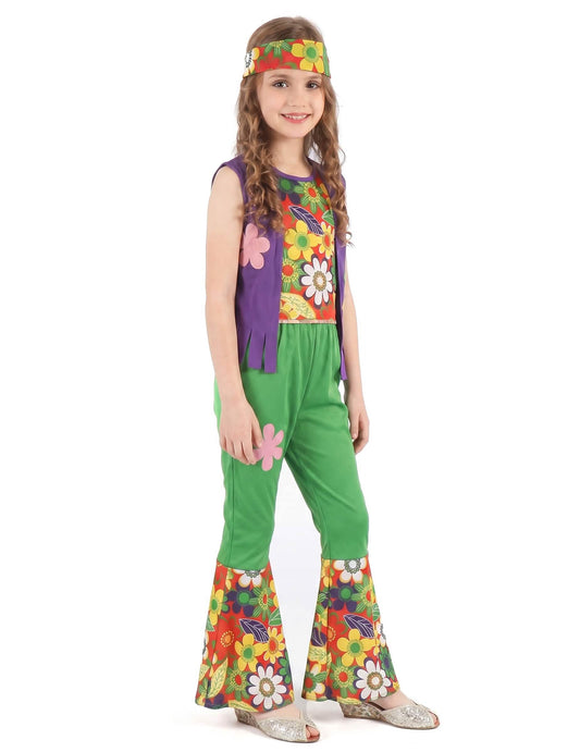 Costum de fată cu flori hepper