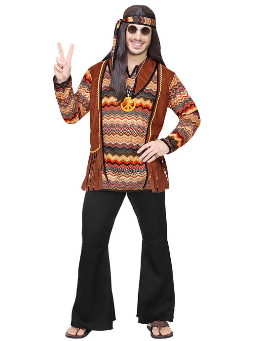 Déguisement hippie nature homme