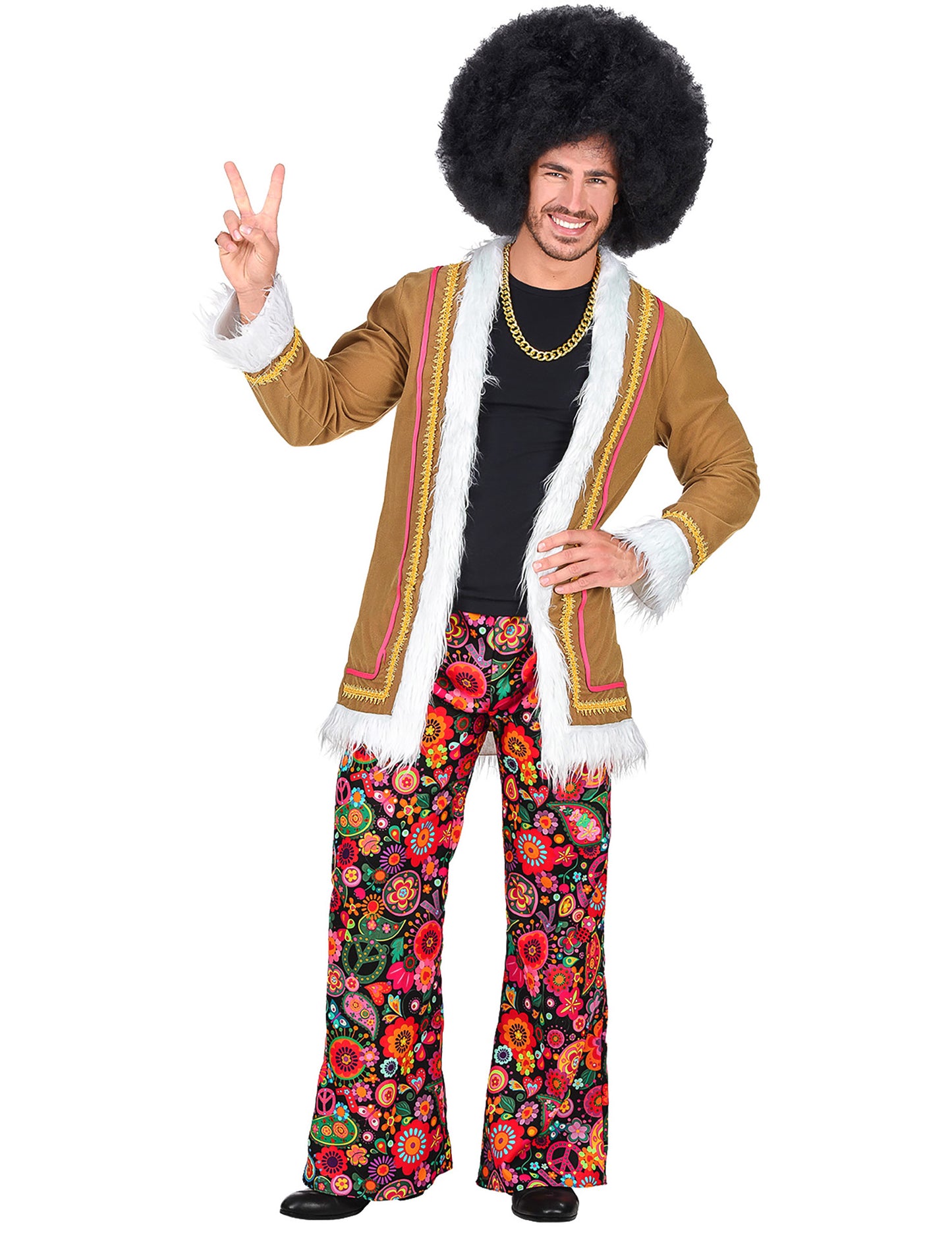Costum de om Hippie Woodstock