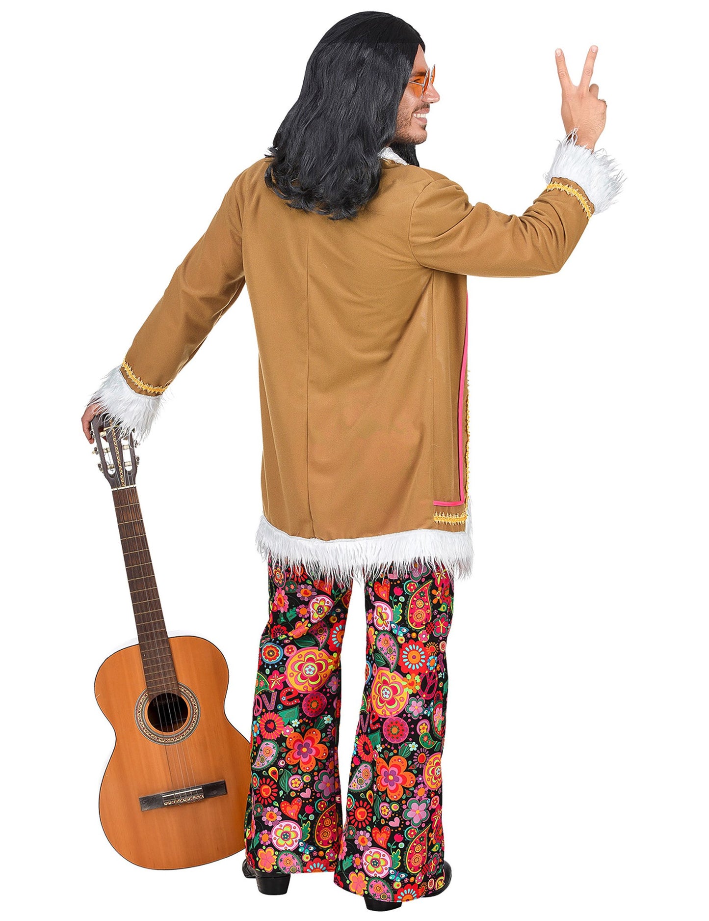 Costum de om Hippie Woodstock