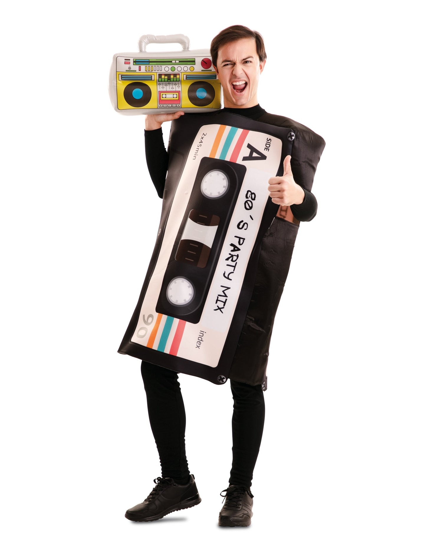 Costum de casetă audio pentru adulți umoristici