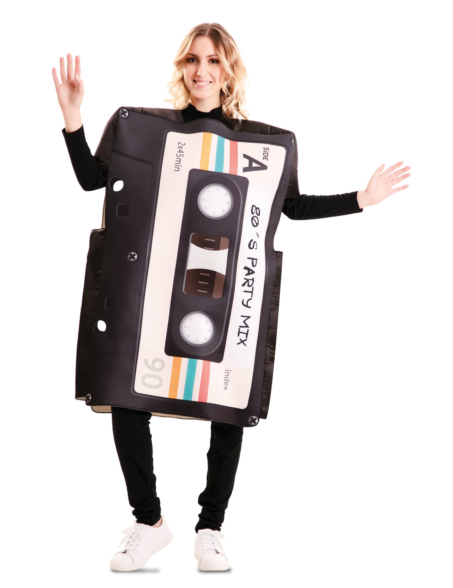 Costum de casetă audio pentru adulți umoristici