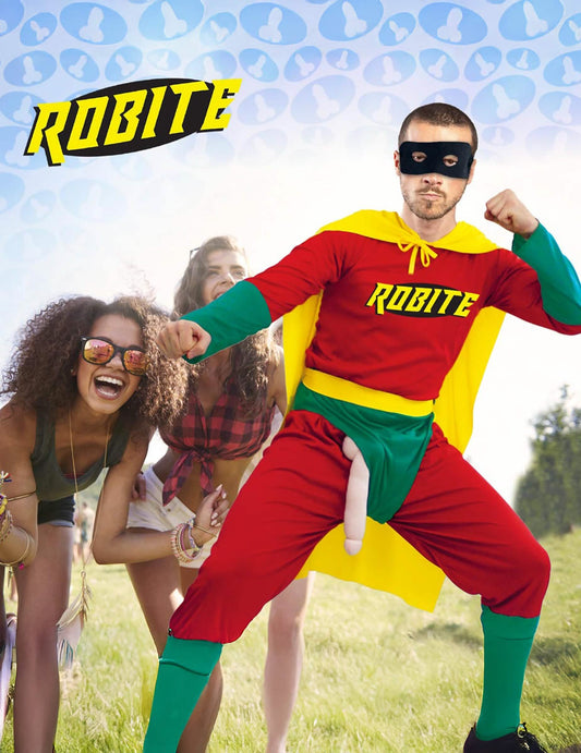 Mise en situation du déguisement humoristique Robite