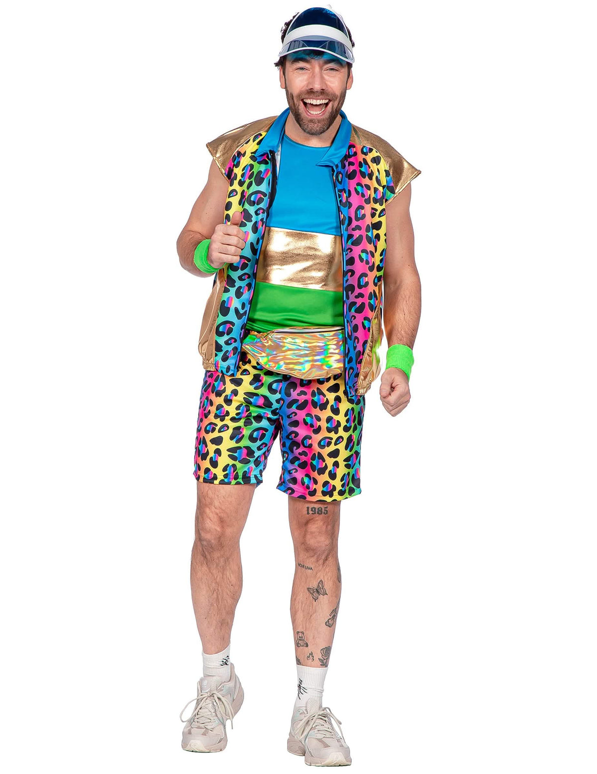 Costum de cuplu pantere kitsch pentru adulți