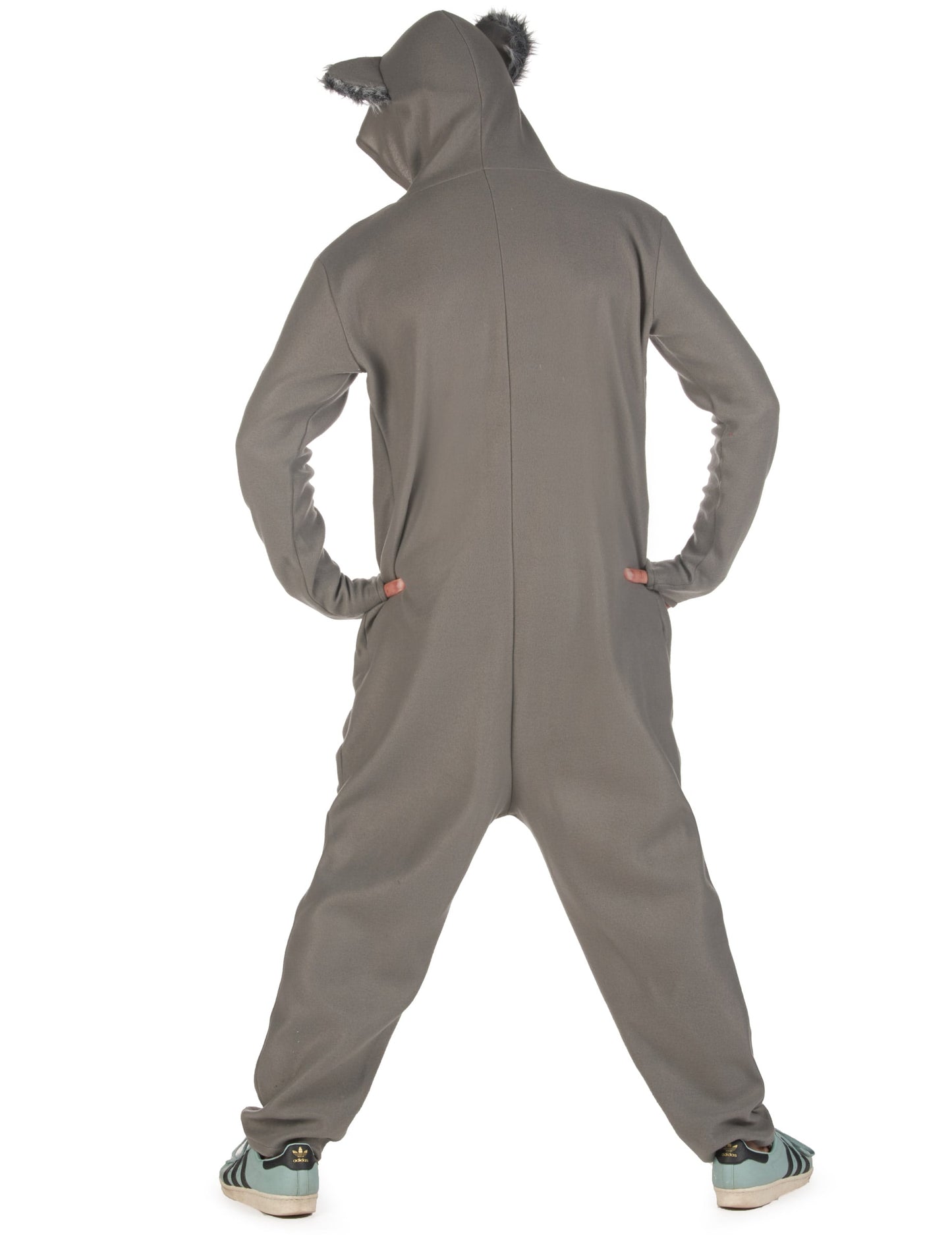 Vue de dos du déguisement koala pour homme
