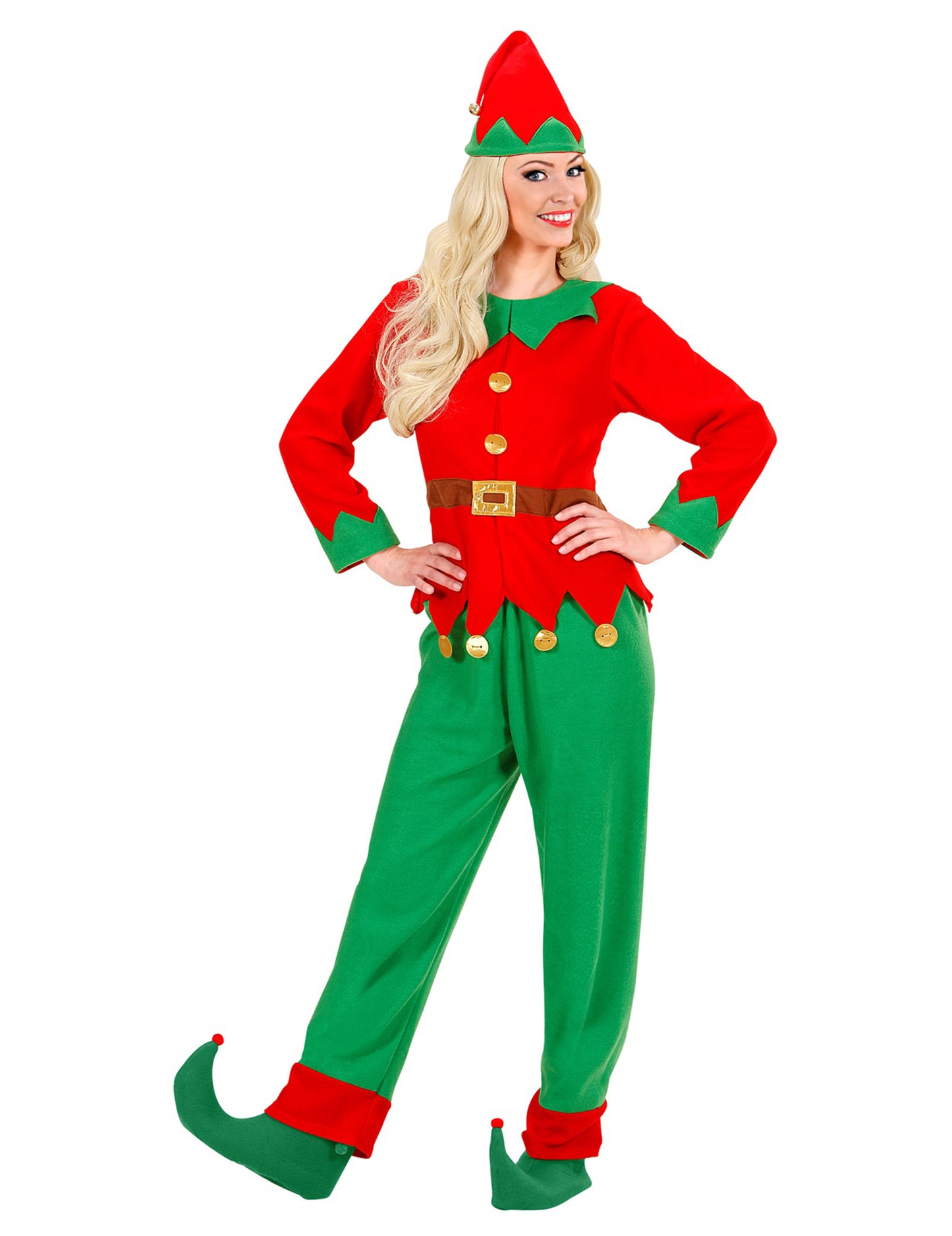 Femeie costum de Lutin Moș Crăciun