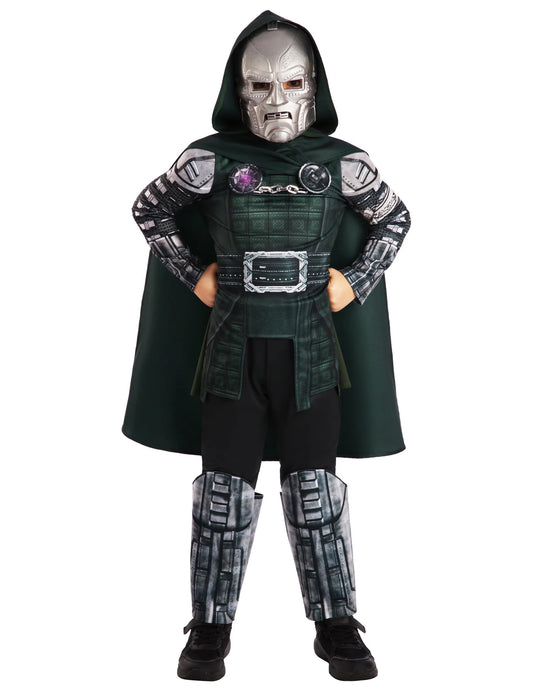 Costum de lux Doctor Doom Avengers Doomsday™ pentru copii