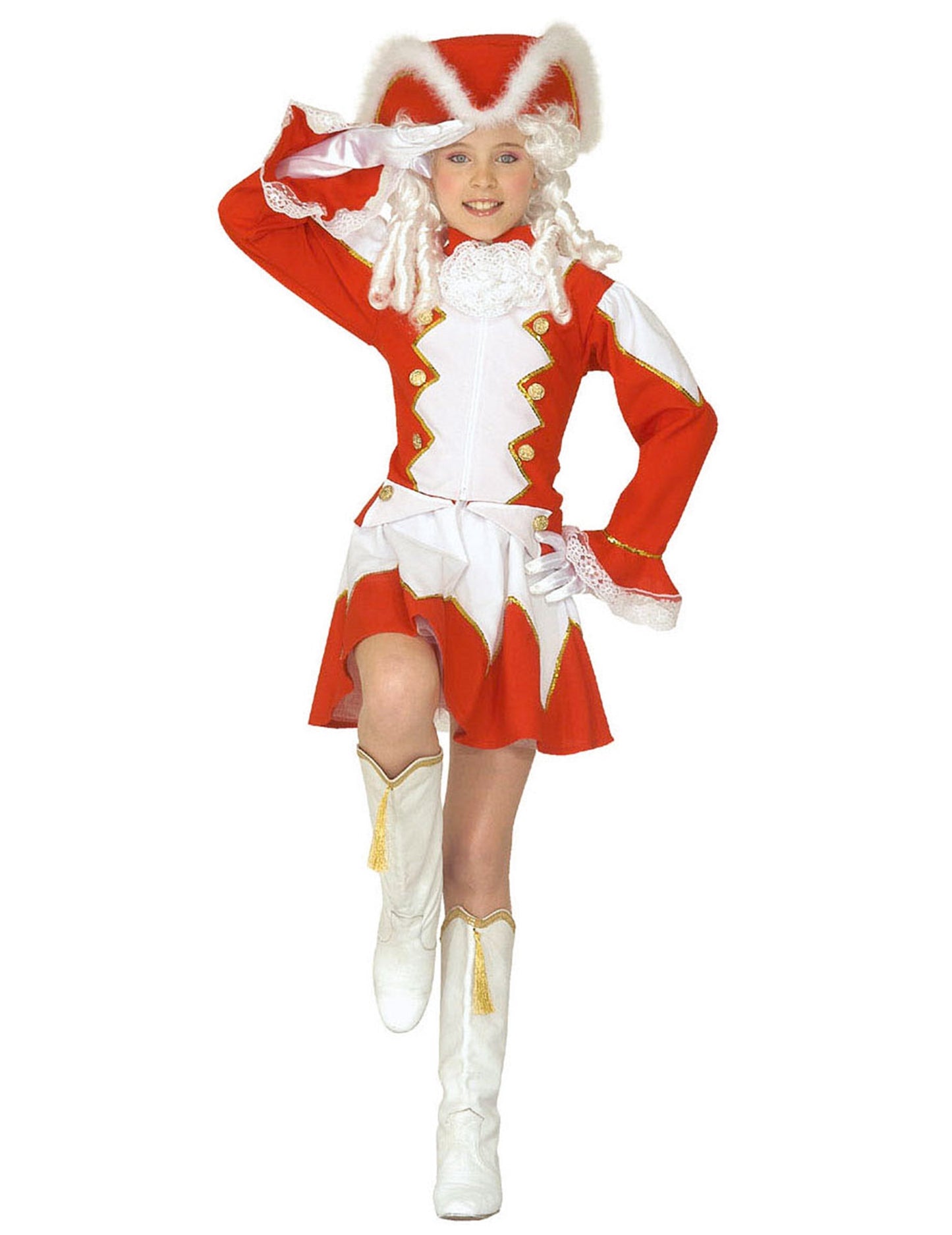 Costum Majorette Girl Red